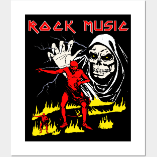 Rock Music Generic Music Band Heavy Metal 80s Very Cool Posters and Art